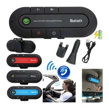 Безжична автомобилна микрофон, съвместими с Bluetooth високоговорител с сенника 4.1