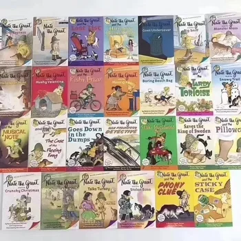 30 Книги Нейт Великият Детектив Детски комикс Английска книжка с картинки Libro Livre Английски книги Libros De InglÃ©s