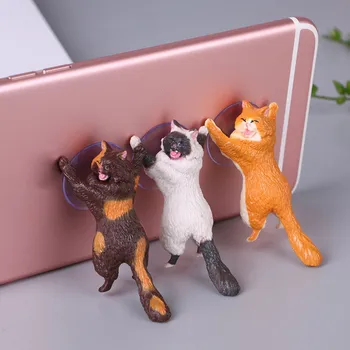 Универсална поставка за притежателя на телефона Сладка Котка Fold Finger Shrink Grip Tok Скоба Аксесоари Имат изход за iPhone Xiaomi Samsung