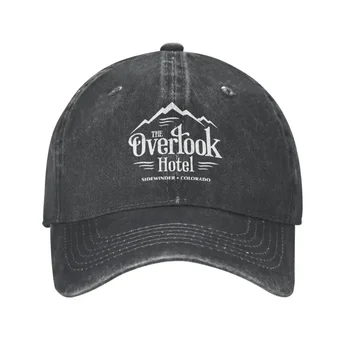 Класически памучен бейзболна шапка The Overlook Hotel Merch за възрастни от филм на ужасите на Стивън Кинг, Регулируем шапка за татко за мъже и жени