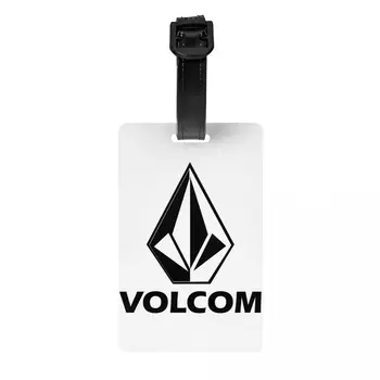 Багажная виси етикет с логото на Volcoms за пътищата, куфар за Идентификация на етикета за защита на личните данни