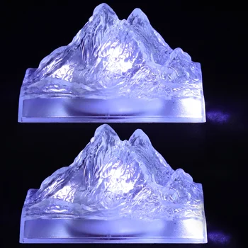 Коледна нощна лампа Arctic Snow Mountain Night Table Уникални лампи