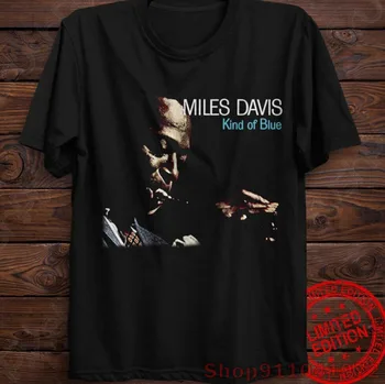 Тениска Jazz син цвят от Майлс Дейвис, тениска John Coltrane Bill Evans Монк, мъжка тениска от 100% памук, дамска тениска