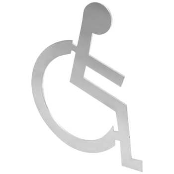 Регистрирай тоалетна за ползватели на инвалидни колички Надпис на вратата на тоалетна за ползватели на инвалидни колички