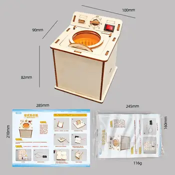 Комплекти за монтаж на перални машини от Учебни занятия по Физика Новост 3D комплекти пъзели за пералня за тийнейджъри модул за Обучение подпори за парти