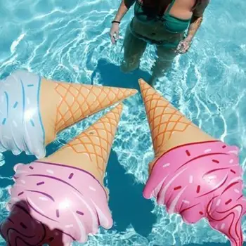 Надуваеми играчки за плуване, надуваеми матраци на басейна, пръстен за плуване във форма на сладолед, надуваеми играчки басейн за водни игри