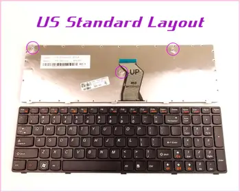 Новата клавиатура с американската Подредбата за лаптоп LENOVO IdeaPad G560A G560L G560 G 560 G565 0679 Z560 Z565A Z565 С Рамка