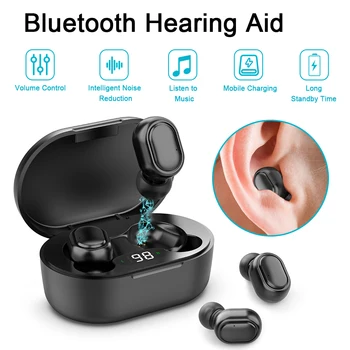 Нови Слухови Апарати Bluetooth Цифров Слухов Апарат За Лечение На Глухота Усилвател На Звука Слуховое Устройство Интелигентно Намаляване На Шума Audifonos