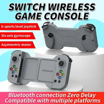 Телескопична геймпад D5, съвместим с Bluetooth 5.0, Безжичен гейм контролер, Джойстик за PUBG Mobile iOS / Android за вашия КОМПЮТЪР с PS4 Switch.