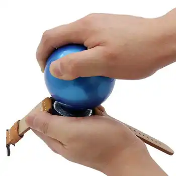 Открит топчета за корпуса часа синьо на цвят, с диаметър 7 см, здрав гумен Защитен портативен фрикционный топката за часа, за професионални инструменти за ремонт