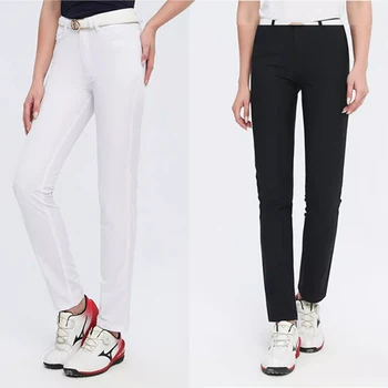 Панталони за голф, Дамски панталони с висока ластик, летни Пролетни Дамски Ежедневни Дълги бързо съхнещи панталони, дамски дрехи за голф 2023, дрехи за голф