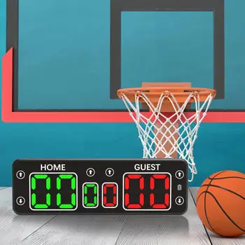 Дигитално табло, монтирано точки, мини баскетболно табло, електронно табло за домашно Бадминтон, игри на закрито и на открито