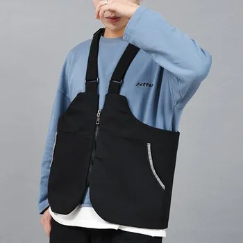 2023 Techwear, чанта-жилетка в стил хип-хоп с голям джоб, мъжки Дамски богат на функции градинска ежедневна чанта през рамо, раница