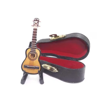 Модел мини-китара в мащаб 1/6, 8 см, музикални играчки за събиране 12-инчов фигури, Хоби, подарък