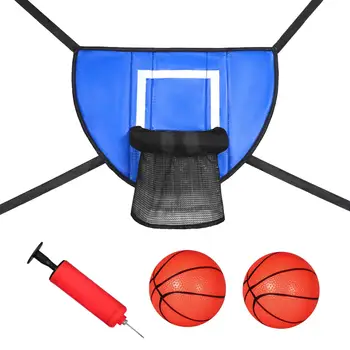 Мини-баскетбол обръч за батут с парапет, аксесоари за батут, слънце
