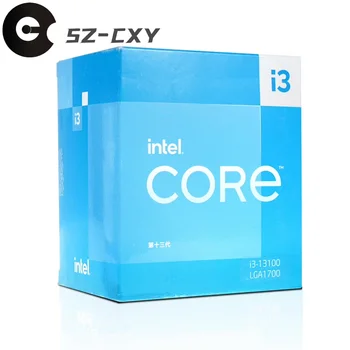 Intel Core i3, 13100 3,4 Ghz 4-ядрен 8-поточный процесор L3 = 12 М 60 W LGA 1700 НОВ С ОХЛАДИТЕЛ