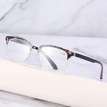 Дамски очила за далекогледство с леопардовым принтом, пресбиопия, четене на компютър