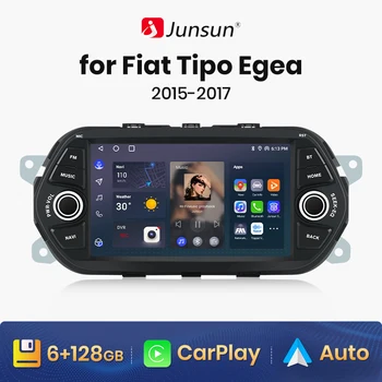 Junsun Android Авторадио за Fiat Tipo Egea 2015-2017 4G Автомобилен Мултимедиен GPS 2din авторадио