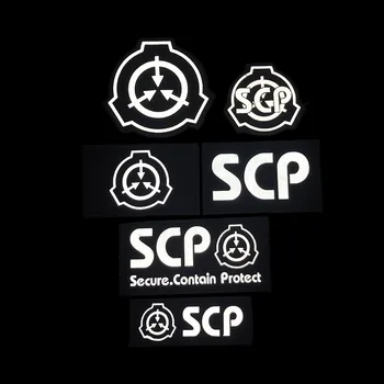 SCP Foundation IR светоотражающая нашивка Нарукавная превръзка Икона Апликация Аксесоар Военно-тактически ленти