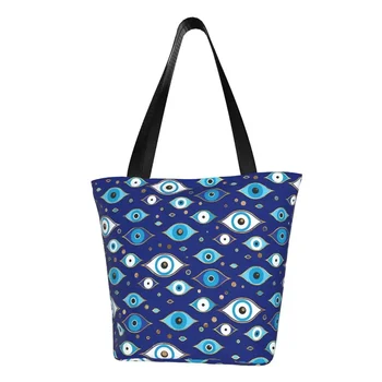 Matiasma Evil Eye Shopper Bag Гръцката Мати Матаки Модни Чанти От Полиестерна Чанта Дамски Дизайнерски Плажна Чанта