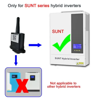 Модул за комуникация Y & H WIFI за наблюдение на данните и настройките на инвертора е за хибридни слънчеви инвертори серия SUNT