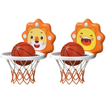 Сгъваема подвесная баскетболно дъска с вендузата и на една кука, Регулируема по височина пръстен за баскетбол за деца, подаръци за момчета