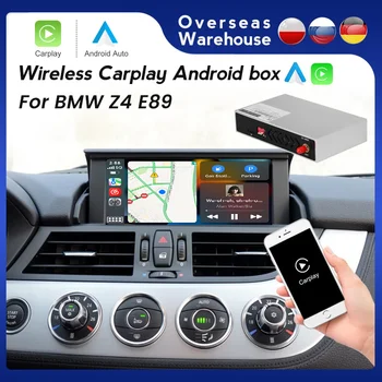 Безжична Carplay Android Auto Decoder Module Кутия За BMW Z4 E89 2009 2010 2011-2018 EVO/CIC Mirror Линк AirPlay Car Play BT USB