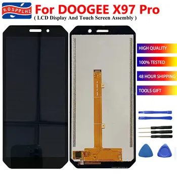 За DOOGEE X97 Pro LCD дисплей + тъч екран в събирането на Замяна за Doogee X 97 LCD + лепило