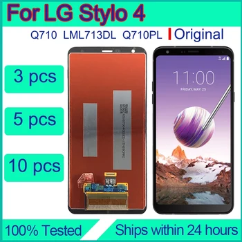 За LG Stylo 4 Замяната на Екрана на Едро на Оригинални Ремонт Сензорен Дисплей Q710 713DL Tauschen Pantalla LCD Reparatur БР.