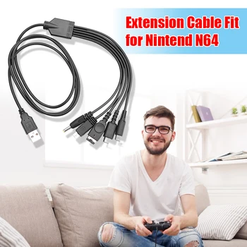 Подмяна на USB кабел-зарядно устройство 5 в 1 е Подходящ за Nintend NEW 3DS XL NDSLite NDSI LL