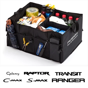 За Ford Ranger S-Max Flex Raptor Фиго Galaxy C-Max, Fiesta, Fusion Transit GT Expedition Сгъваем Багажник за Кола, Чанта-Органайзер За Съхранение