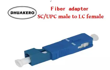 безплатна доставка AB43J SC male to LC female ММ, като 50 / 125μm 10шт оптичен съединител mode ръбчета интерфейсен адаптер