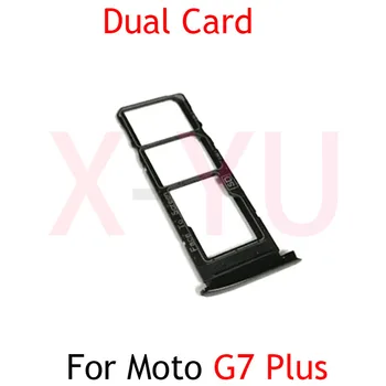 10ШТ за Motorola Moto G7/G7 Плюс Слот за sim-карти Тава Притежателя Гнездо за четец на sim карти