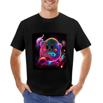 Тениска с акварельным модел Cosmic Dreamland, забавна тениска, красиви блузи, тениски големи размери, мъжки ризи