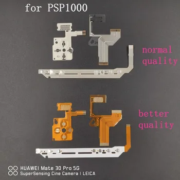 5 комплекта за PSP 1000 Дясната левият Водещ филм Бутон за регулиране силата на звука, Смяна на flex кабел за ремонт на конзоли PSP1000