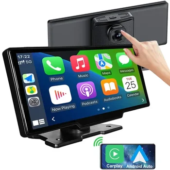Автомобилна стерео система Android 4k с 10,26-инчов сензорен екран на таблото, GPS-навигация, автомобилното радио с автомобилен DVD-плейър BT