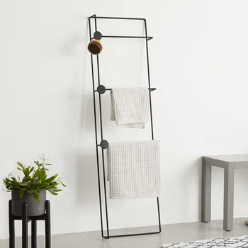 Подови закачалка за кърпи Nordic, закачалка за спални, стълбище за тоалетна, рафтове за съхранение, кърпа за баня, закачалка за дрехи