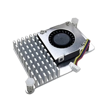 Радиатор с ефективен охлаждащ вентилатор за RaspberryPi5 Active Cooler, С регулируема скорост на охлаждане и тиха доставка компютър