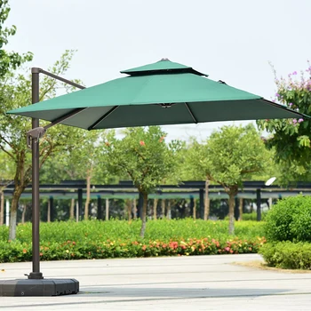 Градински чадър от слънцето на открито Голям римски чадър от слънце на балкона градина пазач, чадър Голяма градинска шатра чадър от слънцето