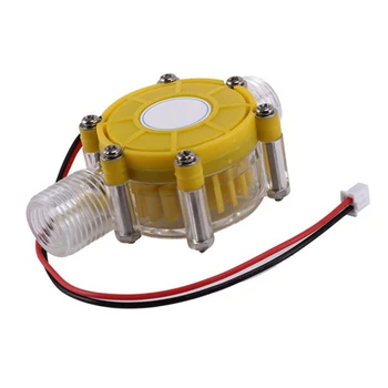 Гидрогенератор микро-тип на постоянен ток с регулируемо напрежение 12 В, малък генератор на разхода на вода, генератор за налягане на въздуха, Мощност на крана