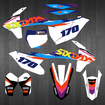 Безплатни индивидуални ГРАФИЧНИ ЕТИКЕТИ за мотокрос Комплект СТИКЕРИ за KTM EXC 2019 2017 2018 EXC-F XCW за KTM SX SXF XC XCF 2016 2017 2018