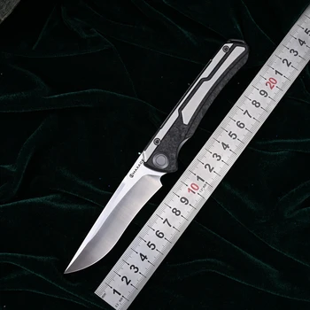 MAXACE Kestrel M390 Blade Titanium CF Flipper Сгъваем нож за къмпинг, лов и оцеляване на открито Джобни Кухненски инструменти EDC