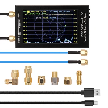 4.3-Инчов IPS LCD дисплей Вектор Мрежов Анализатор S-A-A-2 Антена Анализатор на Къси Вълни HF VHF UHF Измервателен Дуплексерный Филтър