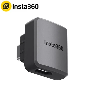 Адаптер за микрофон Insta360 ONE RS за по-ясно аудио видео блог, за Insta 360 Оригинални Аксесоари