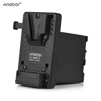 Andoer V-Lock V-Образно закопчаване пистолета плоча към адаптер-стойка BP-U за декодиране на батерията BP-U96 за видеокамери Sony PXW-FX6 EX280