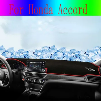 За Honda Accord, аксесоари за декориране на превозното средство, капака на таблото, за защита от светлина, подложка за арматурното табло, Килими, защита 2018-2022