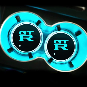 Автомобилна стикер седем цветя, декоративна led осветление на вътрешността на колата за авто аксесоари на Nissan GTR