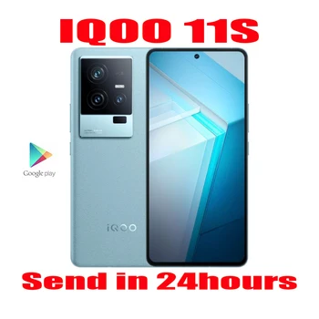 Оригинален Мобилен телефон IQOO 11s 5G 6,78 инча AMOLED 50MP 4700 mah 200 W Super Charge Snapdragon 8 Gen 2 Android 13 NFC