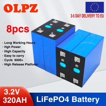 Батерия Lifepo4 320AH 230AH 100AH 50AH LFP Cells 3.2 В Клас A с Дълбоки Цикли, за 12 и 24-48 В АВТОБУСА EV на Колички за голф Лодки
