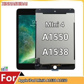 100% Нов За iPad Mini 4 A1538 A1550 LCD дисплей Със Сензорен Екран В Събирането, Резервни Части За iPad Mini 4 LCD